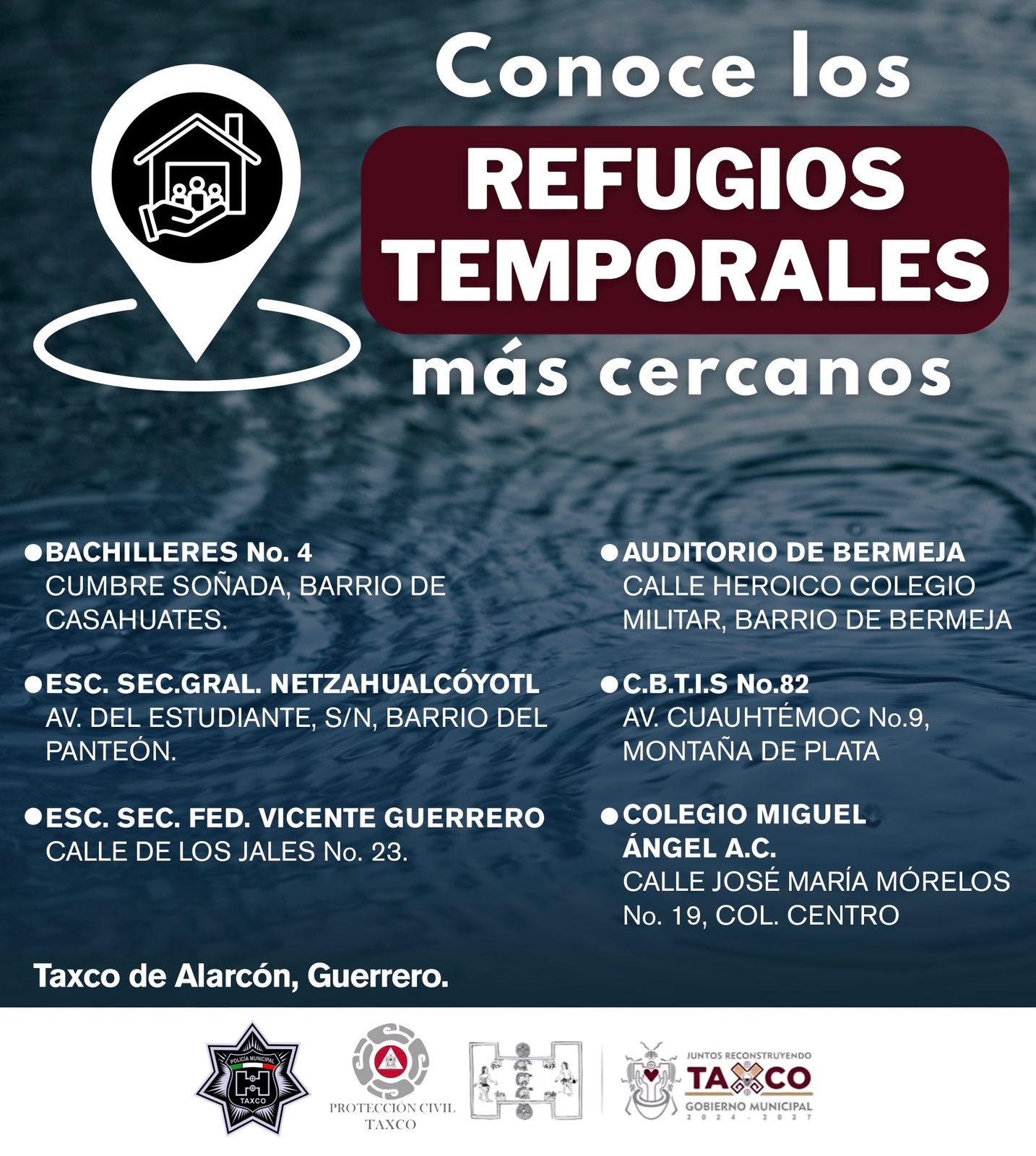 listaRefugiosTaxco
